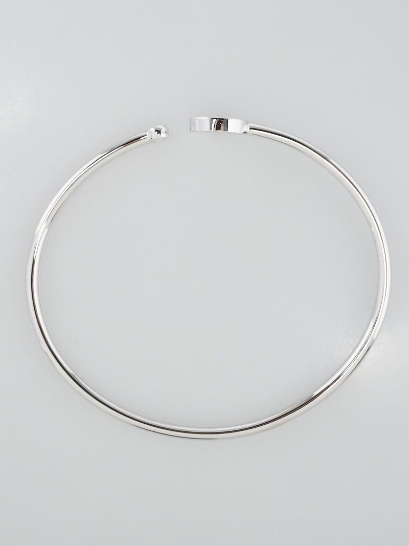 Louis Vuitton 18K Diamond Idylle Blossom Twist Bracelet - Rhodium-Plated  18K White Gold Bangle, Bracelets - LOU801460