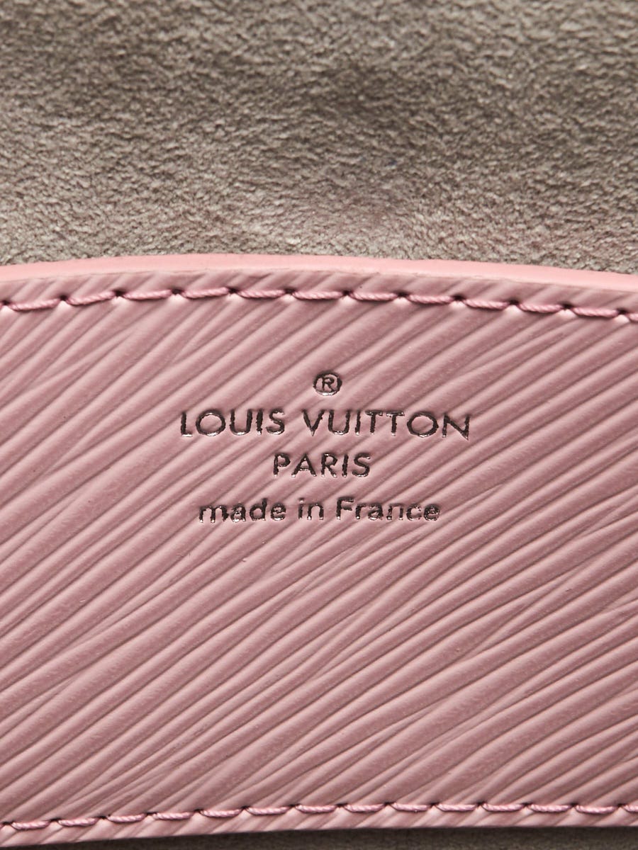 LOUIS VUITTON Epi Tropical Twist Shoulder Bag MM Blue Rose 1301381