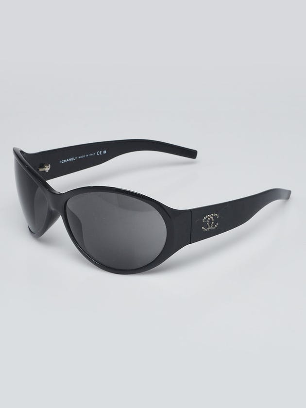 Chanel Black Acetate Tinted CC Logo Sunglasses-6016