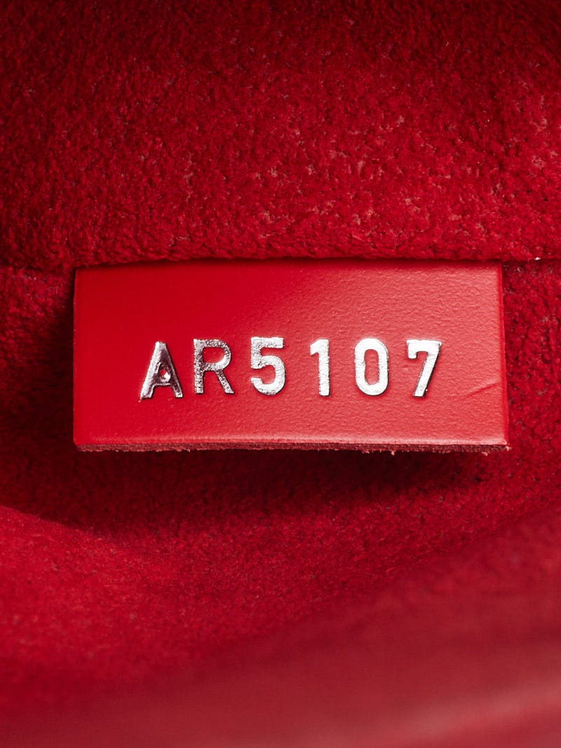 Louis Vuitton Red Epi Leather Studded Twist MM Bag - Yoogi's Closet