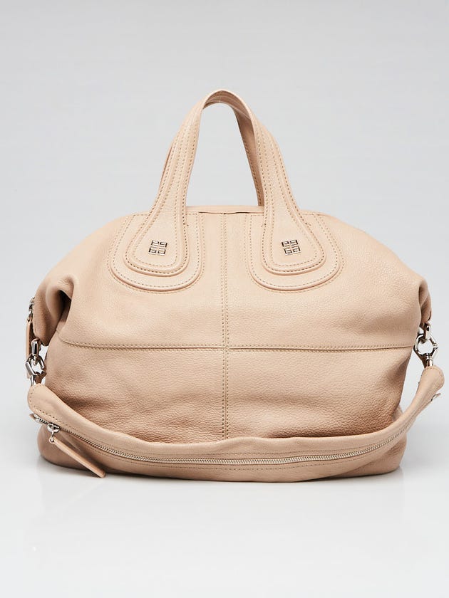 Givenchy Beige Pebbled Leather Medium Nightingale Bag