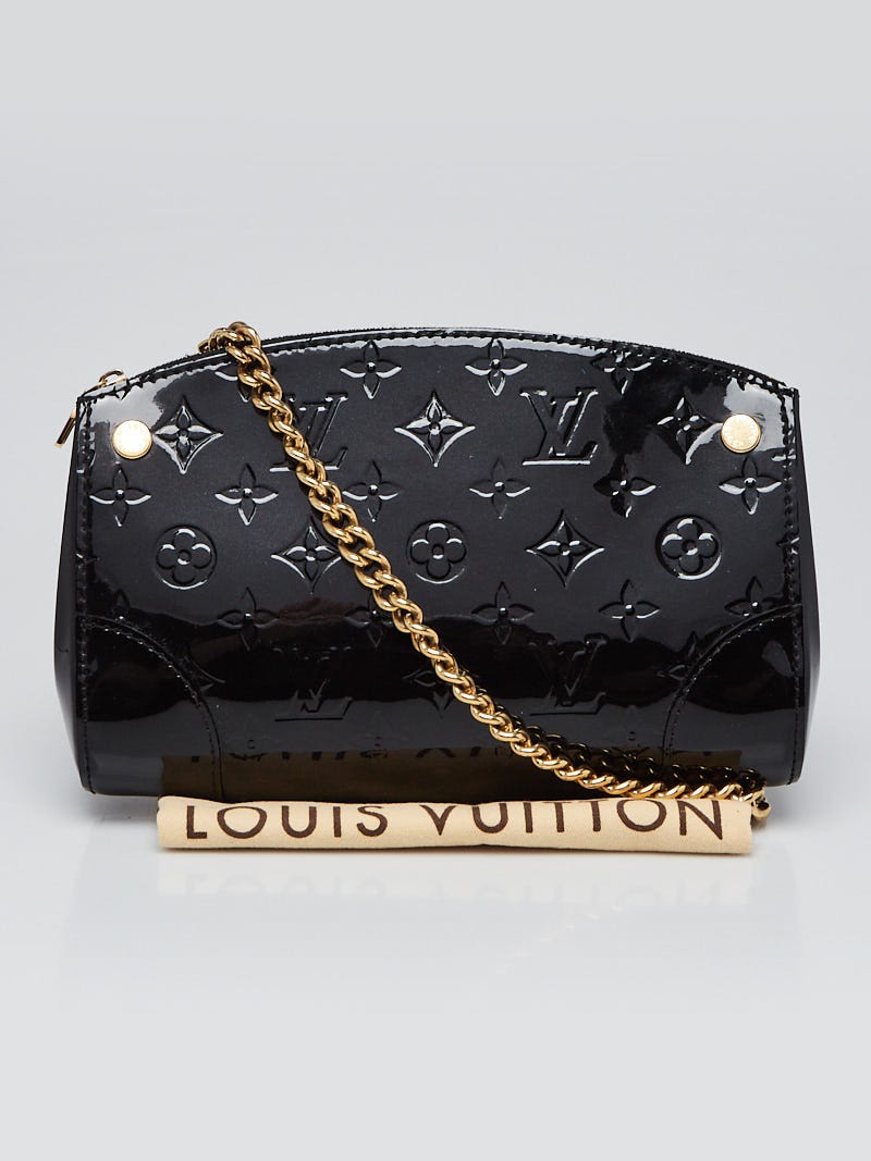 Louis Vuitton, Small Black Monogram Vernis Business Bag,…