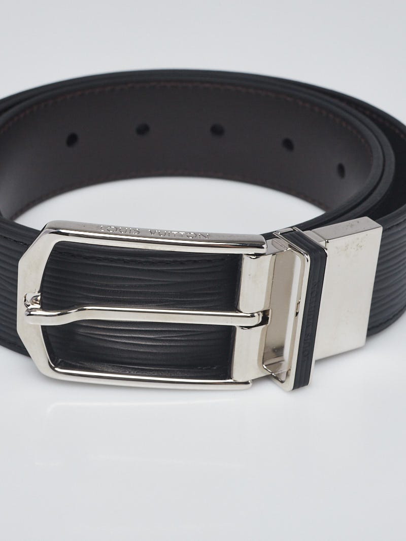 Louis Vuitton Black EPI Leather Belt – Savonches