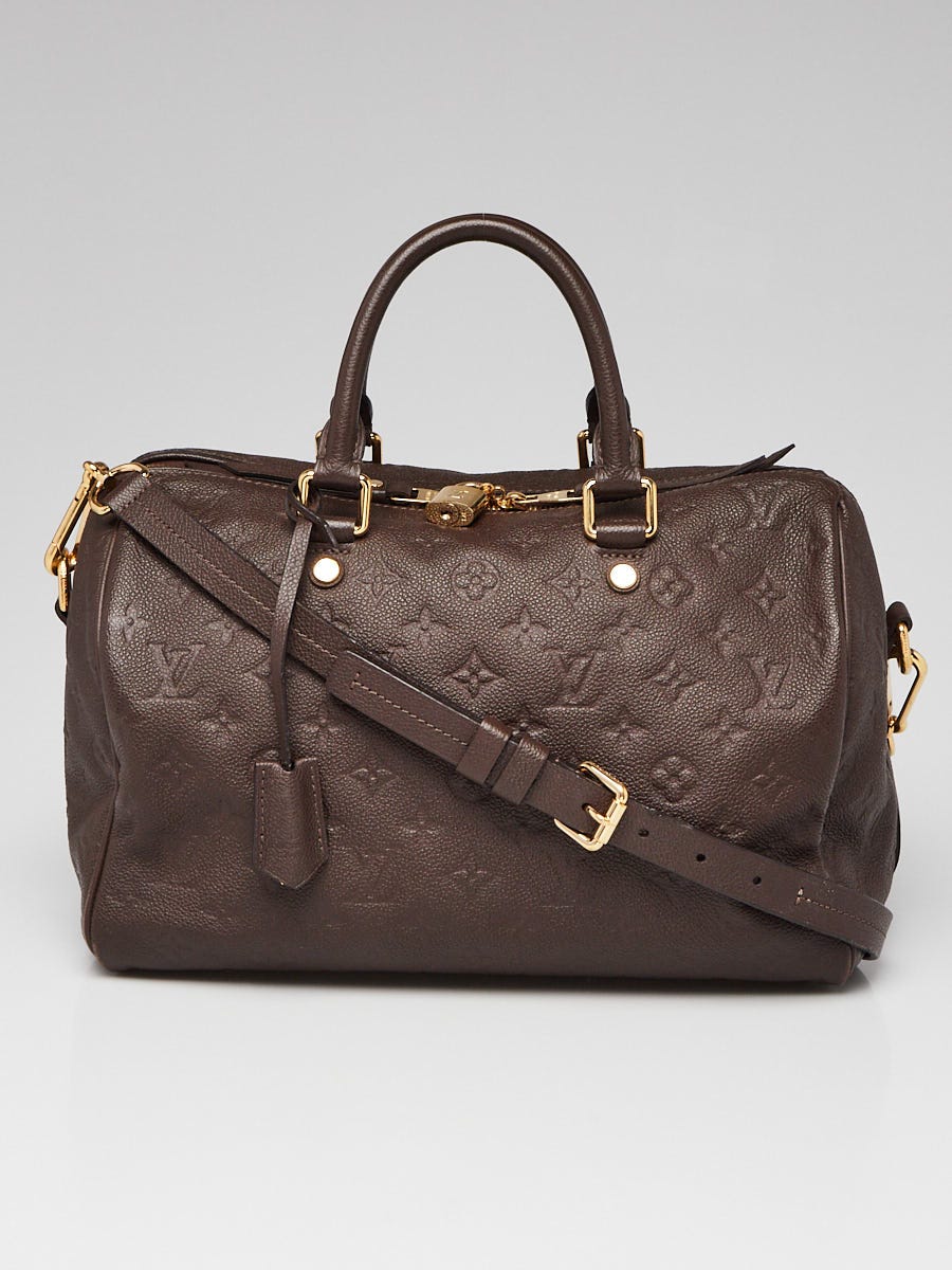 Louis Vuitton Terre Monogram Empreinte Leather Speedy Bandouliere 30 Bag -  Yoogi's Closet