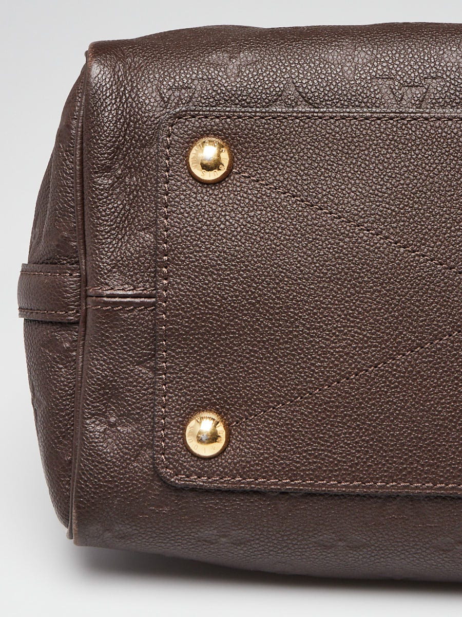 Louis Vuitton Speedy Bandouliere Bag Monogram Empreinte Leather 30 Brown  503041