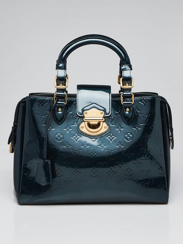 Louis Vuitton Bleu Nuit Monogram Vernis Melrose Avenue Bag
