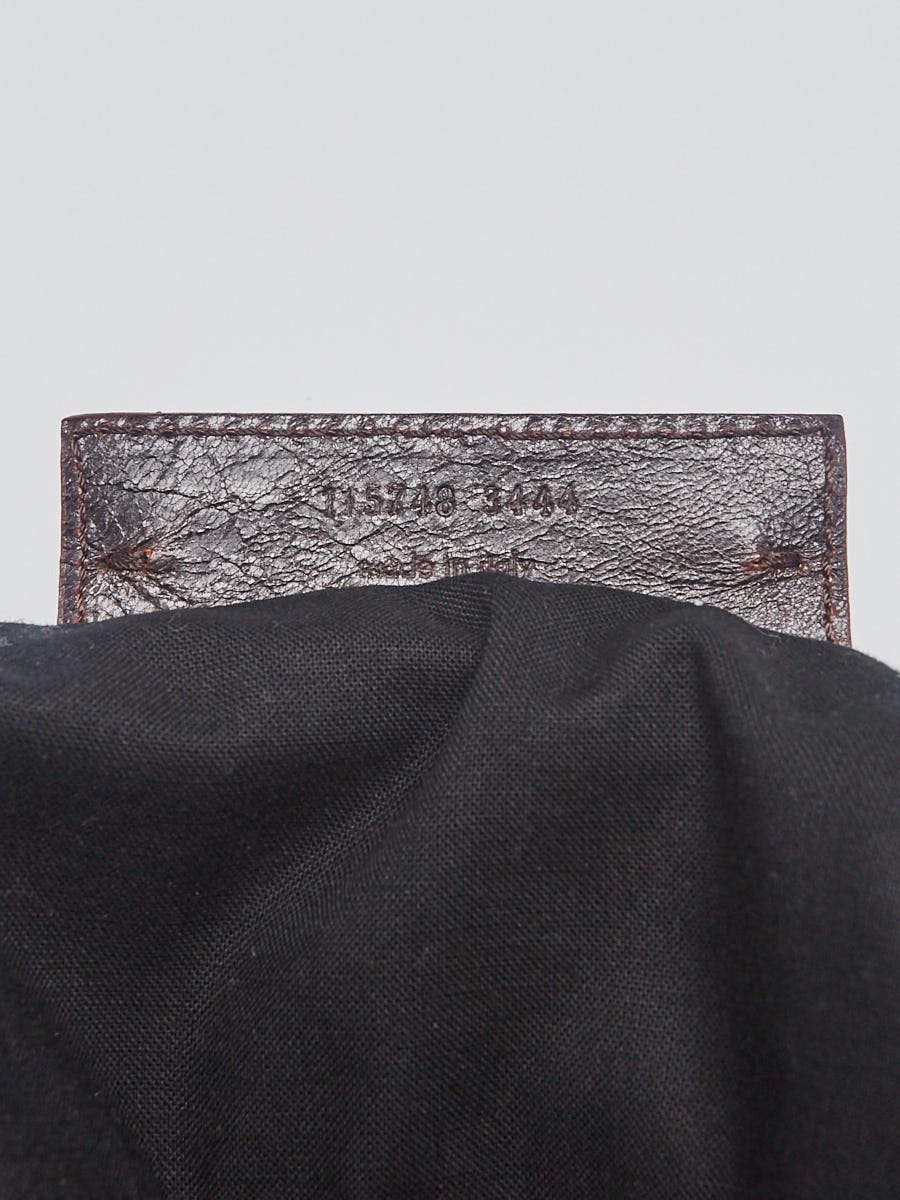Balenciaga Chocolate Chevre Leather Motorcycle City Bag | Yoogi's