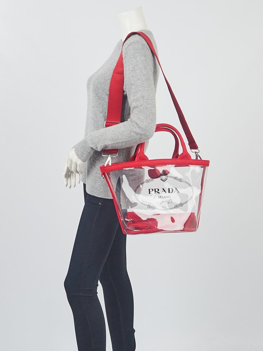 Women's Clear Tote Bags by Prada