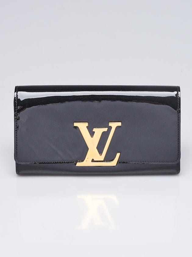 Louis Vuitton Black Vernis Leather Louise Wallet