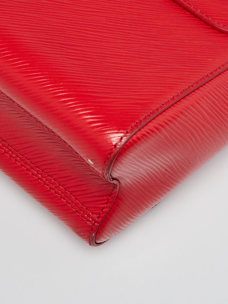 Louis Vuitton Coquelicot Epi Leather Twist Wallet - Yoogi's Closet