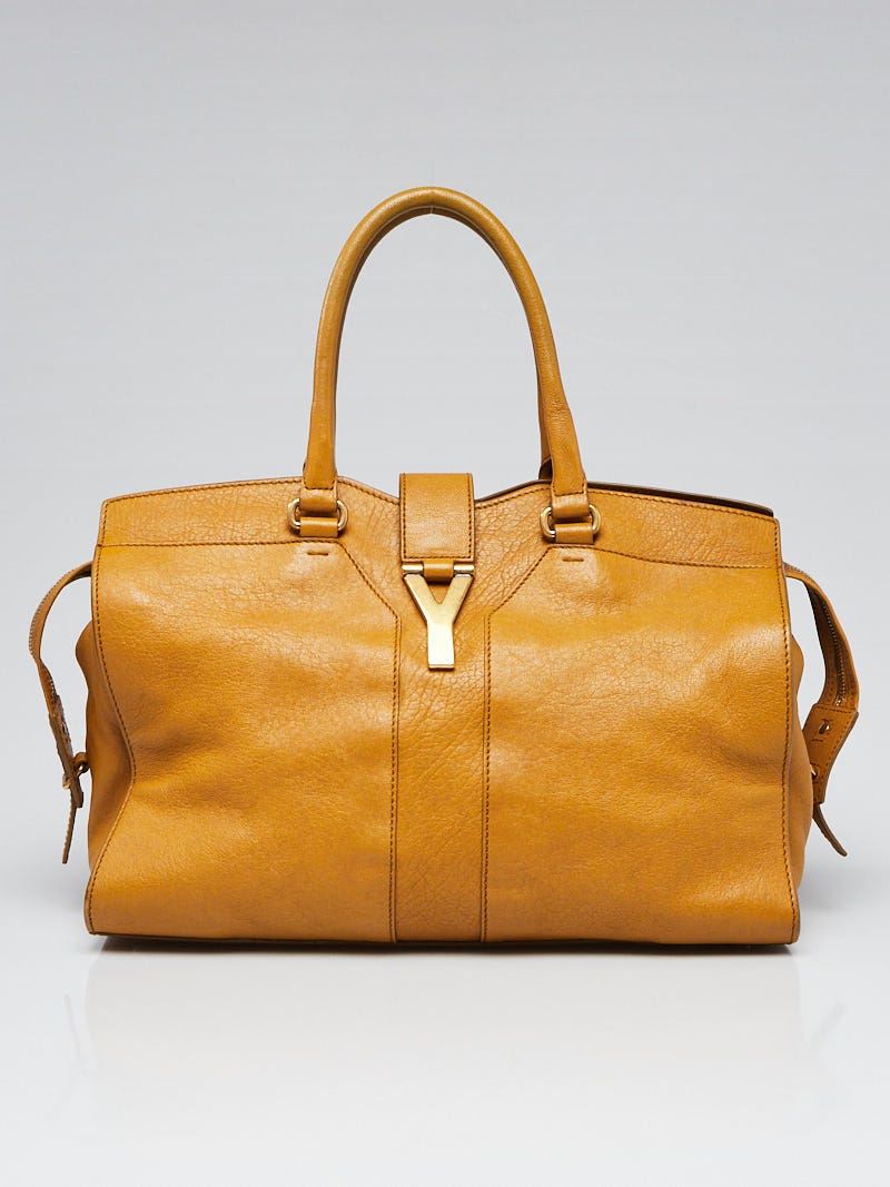 Camel Bag Hunt Part II : YSL Cabas ChYc Leather Medium East West Satchel -  Elle Blogs