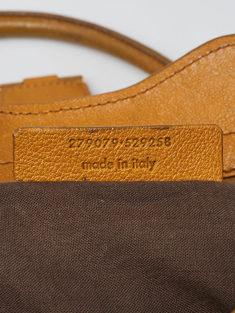 Yves Saint Laurent Burgundy Leather Medium Cabas ChYc Bag - Yoogi's Closet