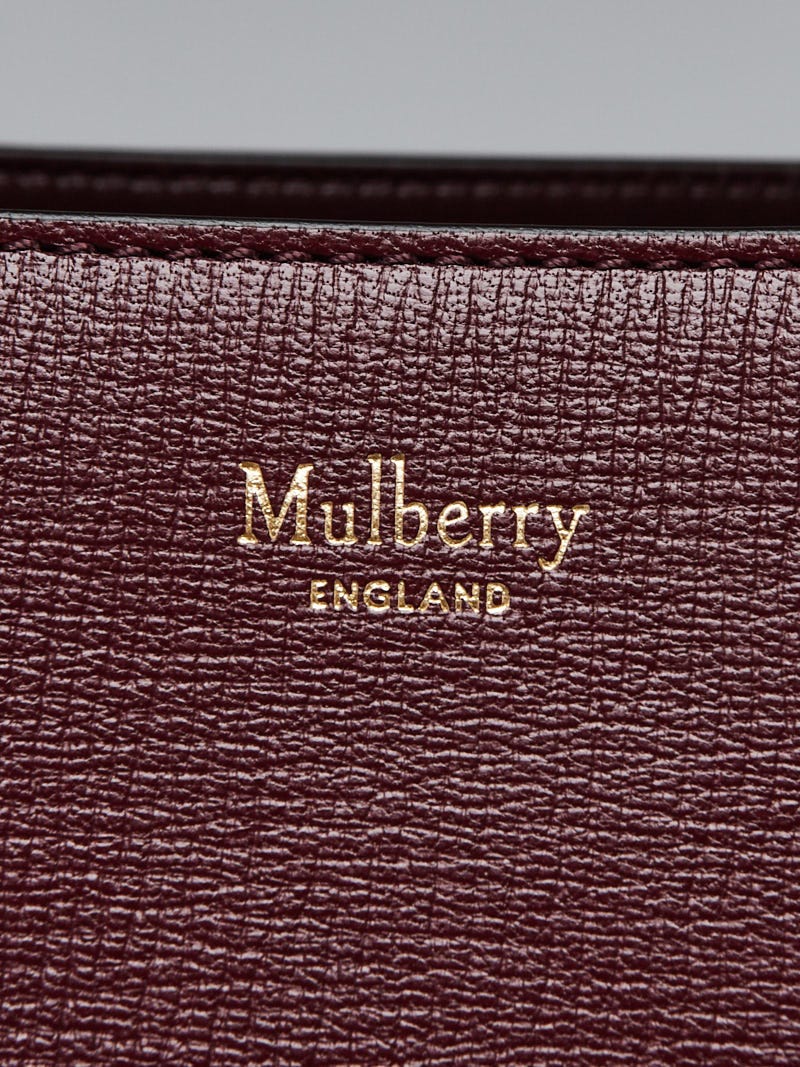 【Mulberry】バーガンディバック Mulberry Burgundy Goatskin Leather Maple Tote Bag | Yoogi's