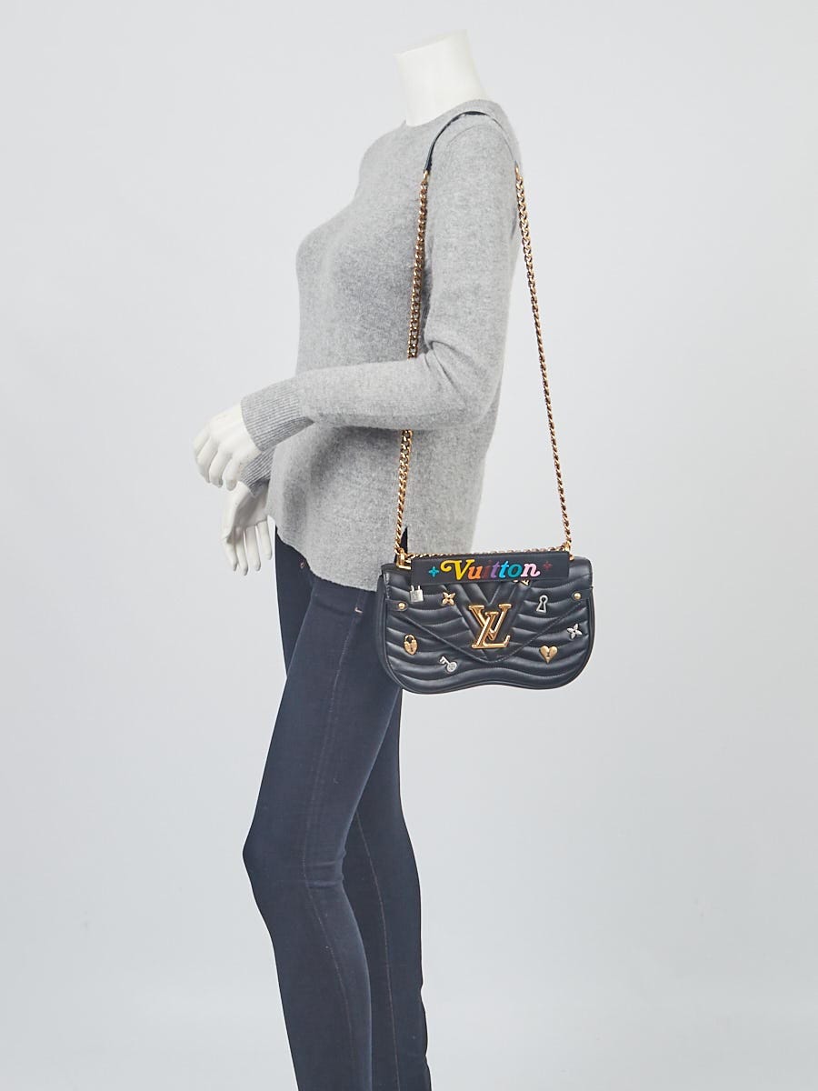 Louis Vuitton New Wave MM Chain Bag Love Lock