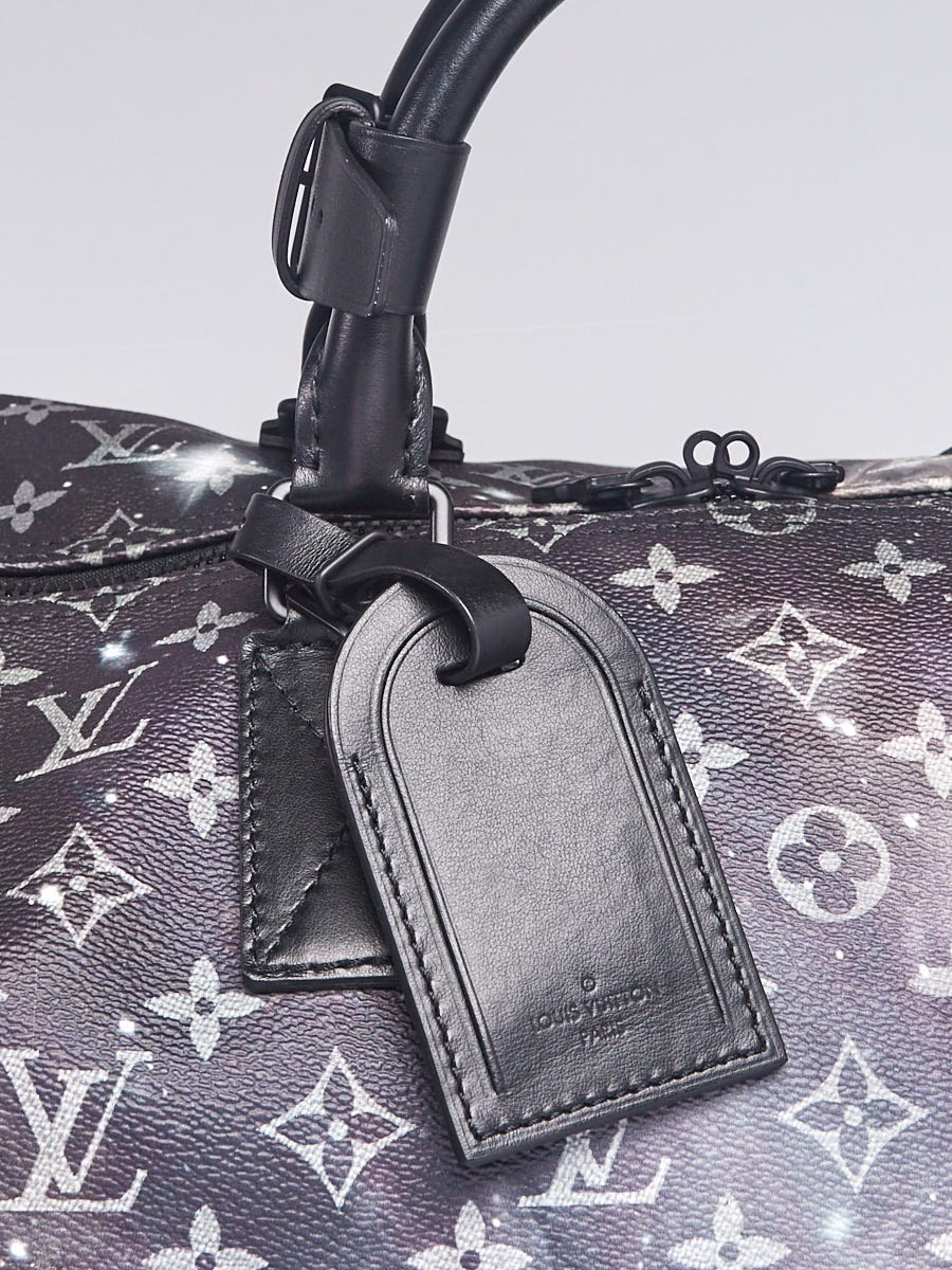 Louis Vuitton Limited Edition Black Monogram Galaxy Keepall Bandouliere 50 Bag Yoogi s Closet