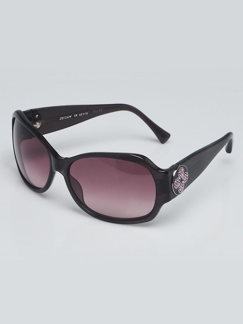 Louis Vuitton Brown/Purple Speckling Acetate Frame Ursula Strass