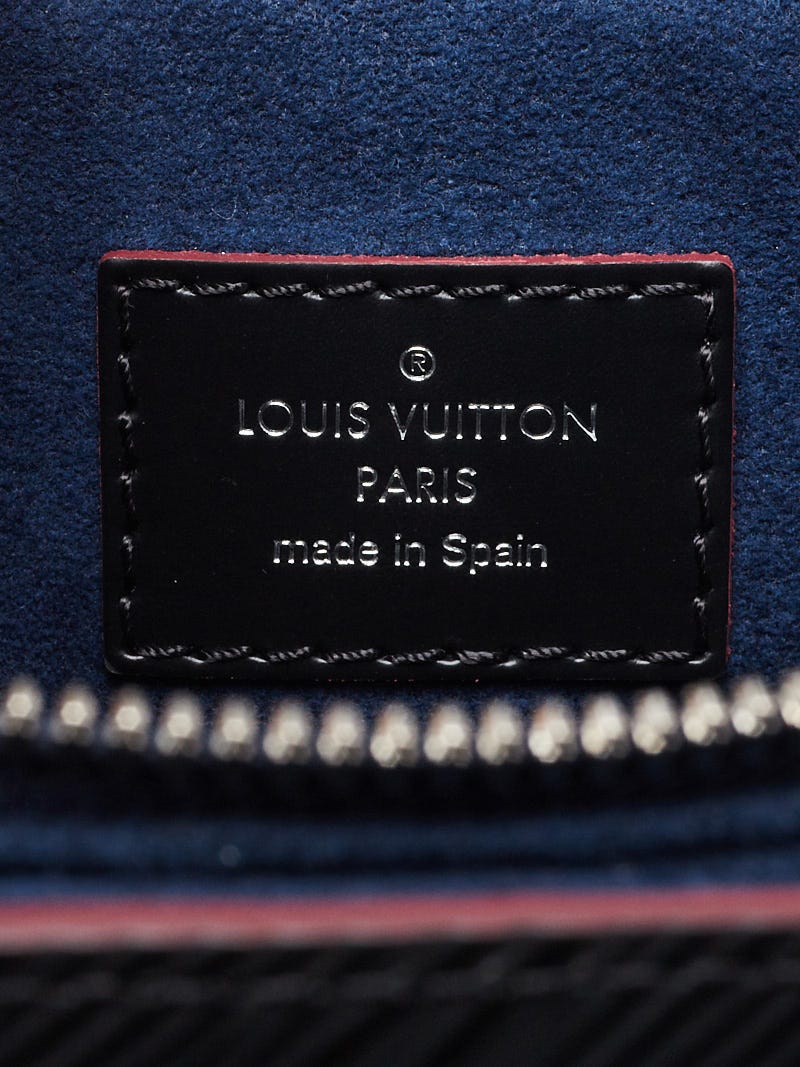 Authentic Louis Vuitton Black Epi Leather Soufflot BB Bag – Paris