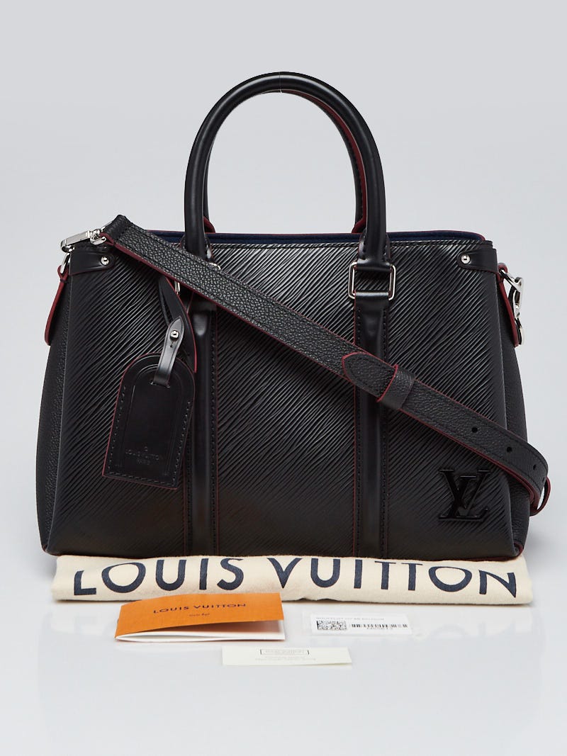 Authentic Louis Vuitton epi Soufflot BB noir 