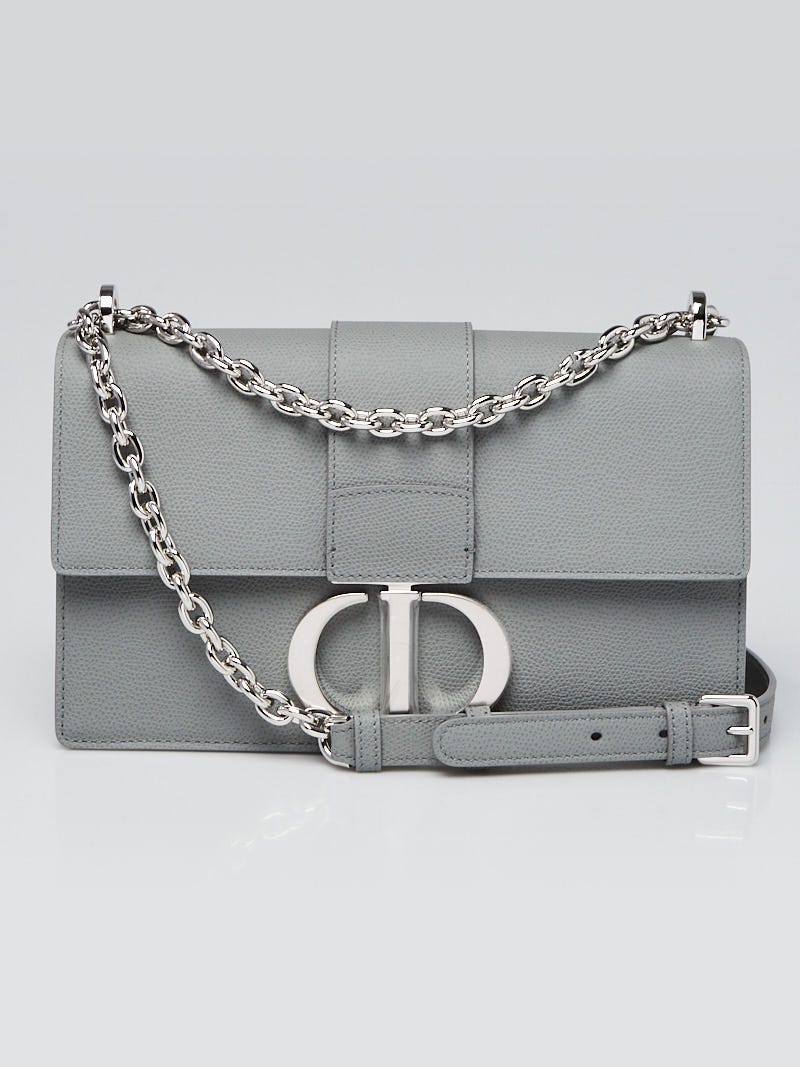 Dior Off White Leather 30 Montaigne Chain Top Handle Bag Dior