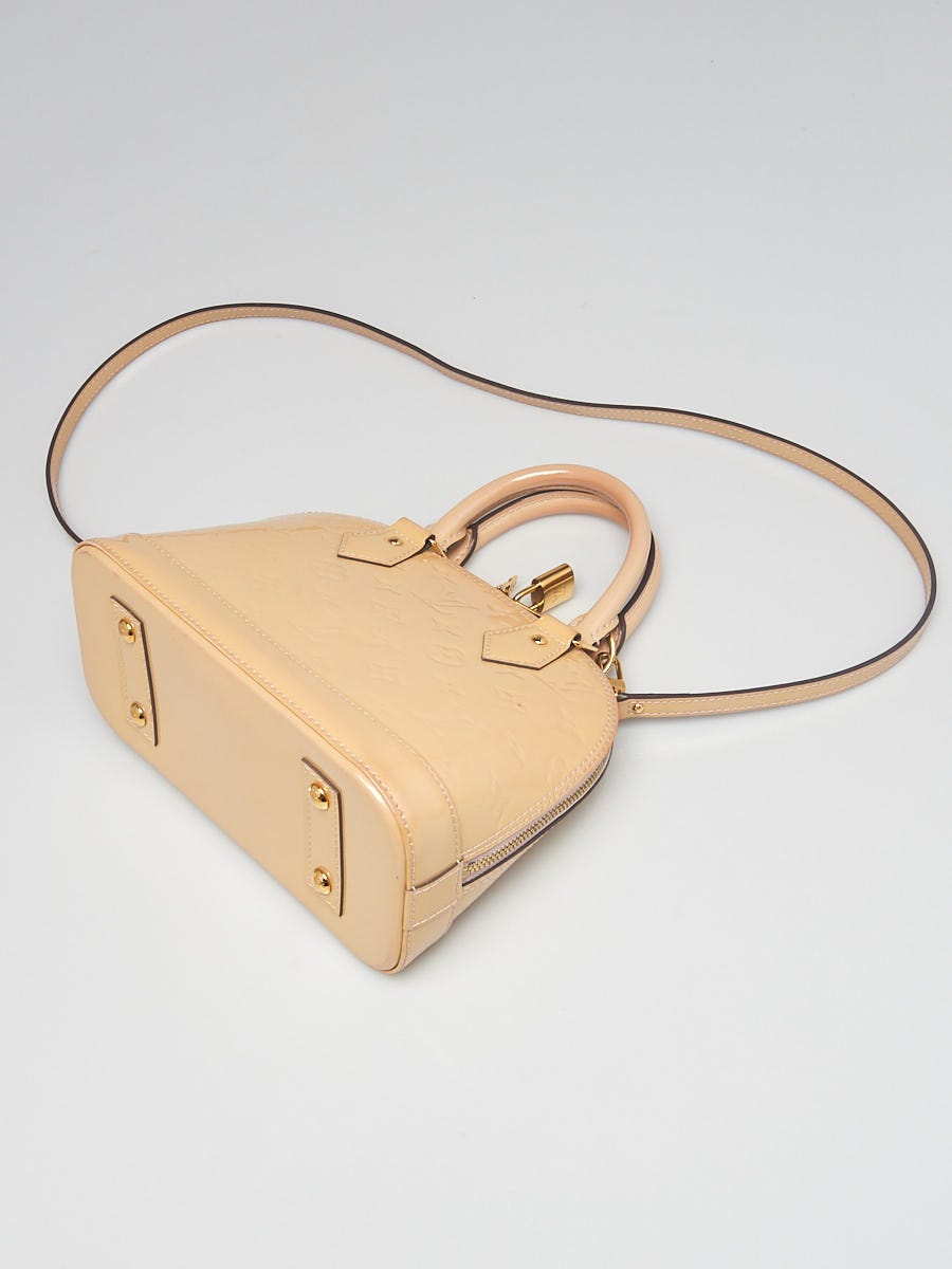 Louis Vuitton Monogram Vernis Alma BB Hand Bag Rose Ballerine - OneLuxury