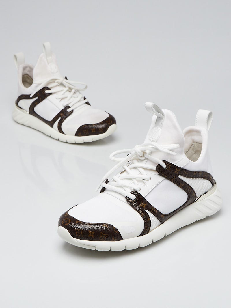 Louis Vuitton White Technical Fabric Aftergame Sneaker Size 5.5/36 -  Yoogi's Closet
