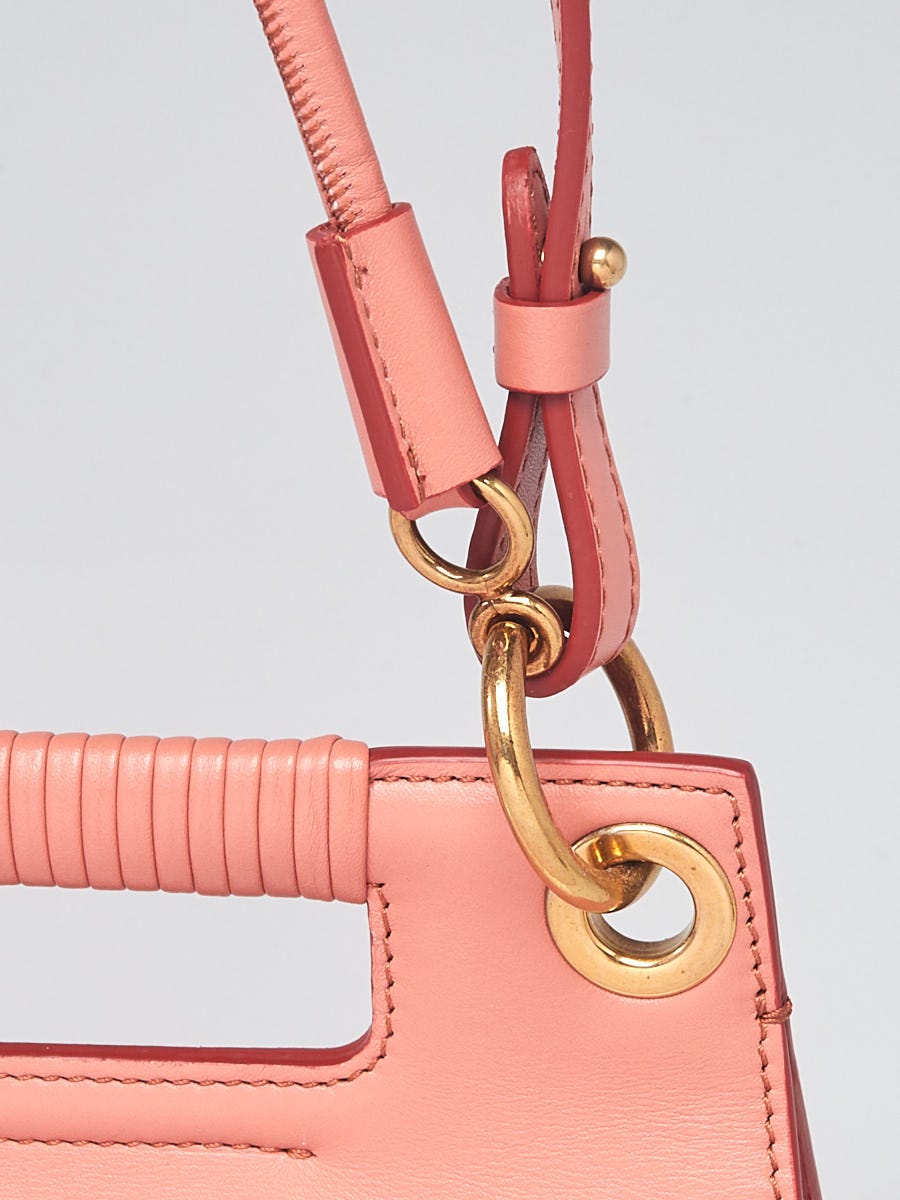 Givenchy Pale Coral Smooth Leather Small Whip Bag Yoogi s Closet