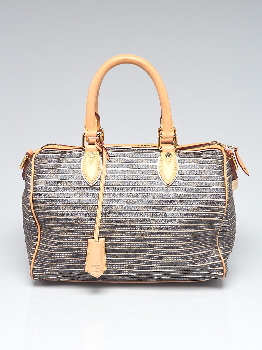 Louis Vuitton Argent Monogram Canvas and Leather Limited Edition Eden  Speedy 30 Bag