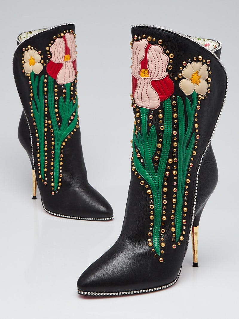 Gucci flower boots online