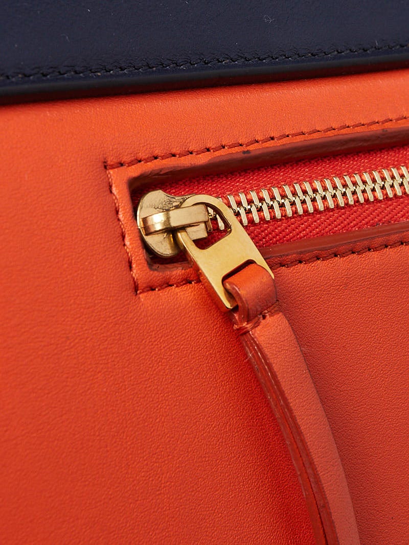 Celine Tri-Color Orange Mini Belt Bag