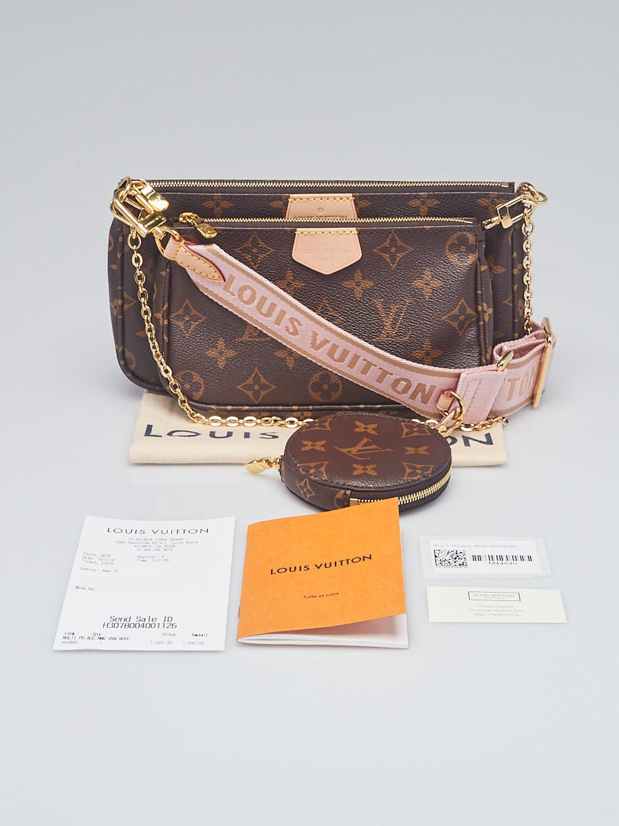 Louis Vuitton - Authenticated Multi Pochette Accessoires Handbag - Cloth Black for Women, Very Good Condition