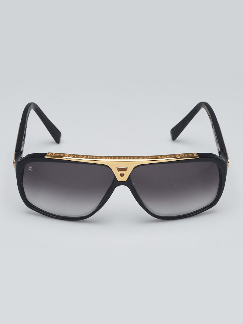 Louis Vuitton - Evidence Sunglasses Black/Gold Z0105W For Men's
