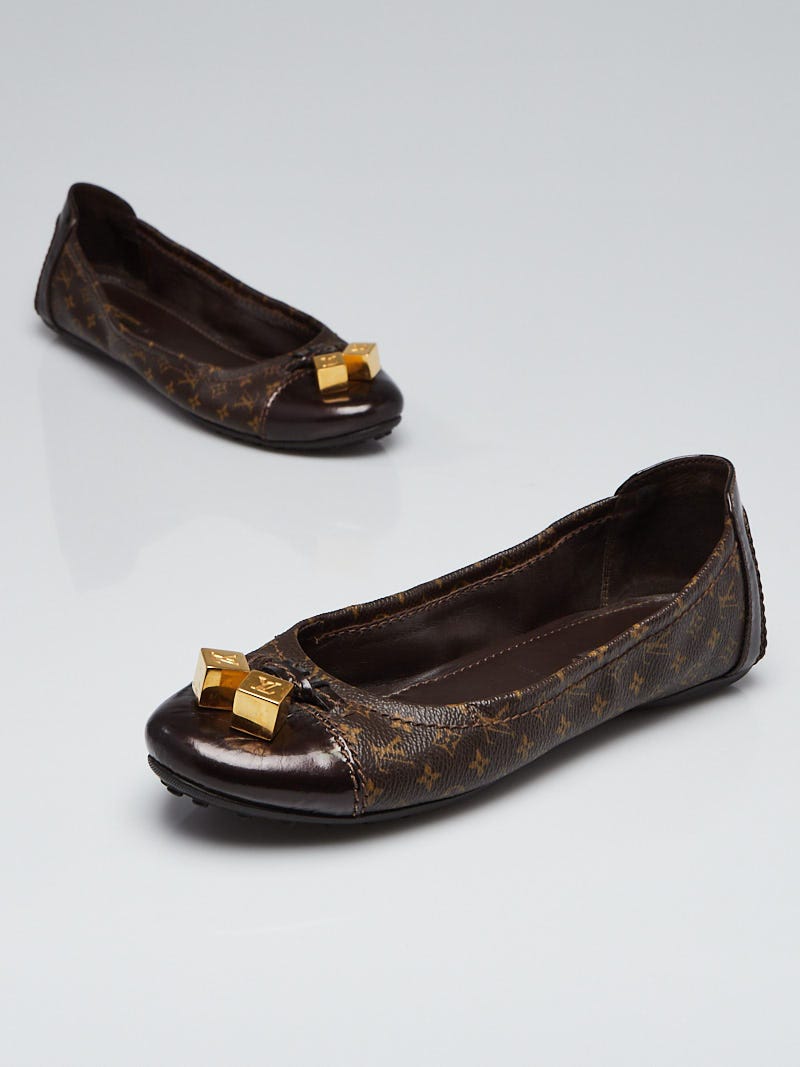 Louis Vuitton Monogram Canvas Lovely Ballet Flats Size 7.5