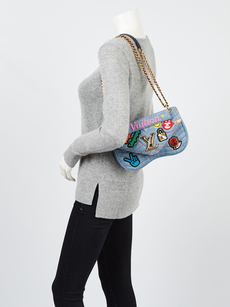 LOUIS VUITTON NEW WAVE QUILTED LEATHER PATCHES LIMITED EDITION MM BAG –  Caroline's Fashion Luxuries