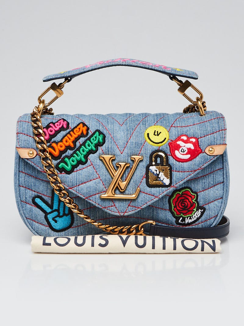 Louis Vuitton - Authenticated New Wave Handbag - Denim - Jeans Multicolour for Women, Very Good Condition