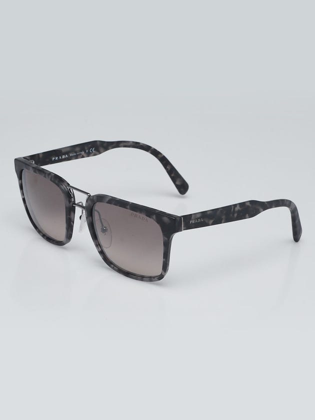 Prada Grey/Black Tortoise Matte Acetate Sunglasses - SPR14T