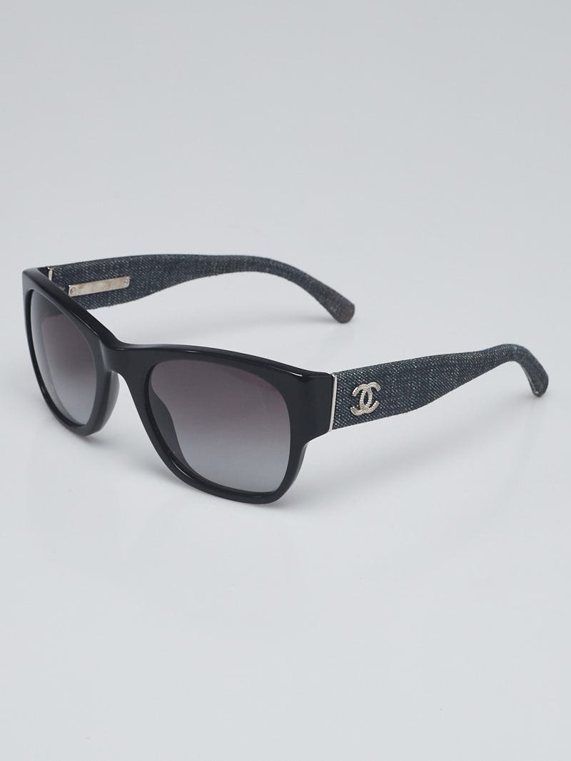 Chanel Interlocking CC Logo Wayfarer Sunglasses