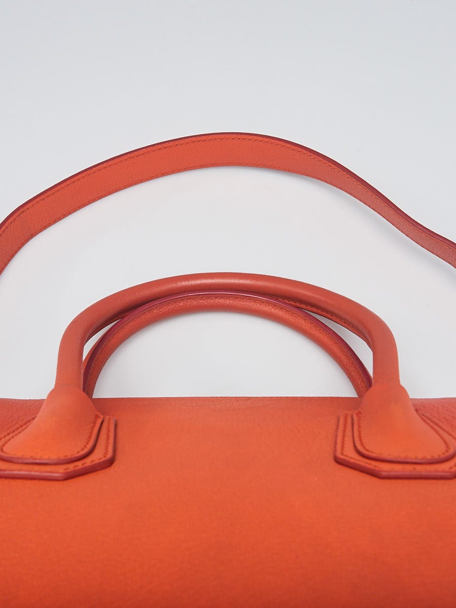 Givenchy Orange Sugar Goatskin Leather Small Antigona Bag