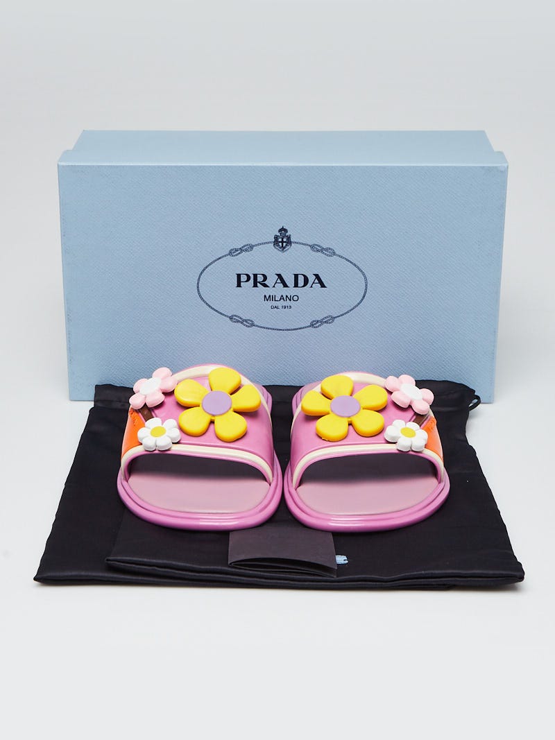 Prada rubber slides online