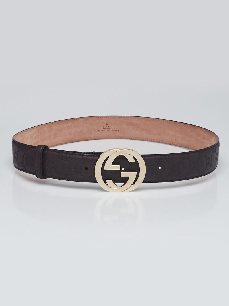 Gucci cheap guccissima belt