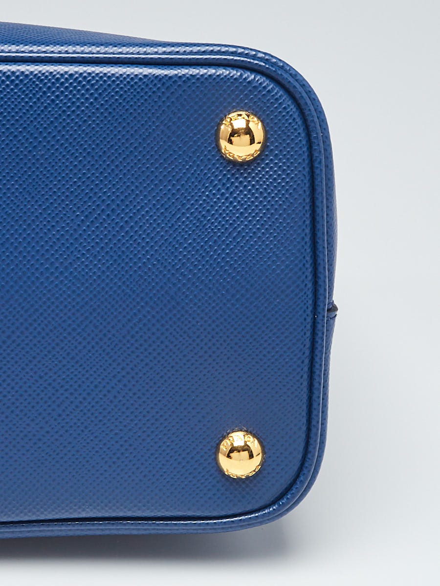 Prada - Royal Blue Saffiano Leather Small Crossbody