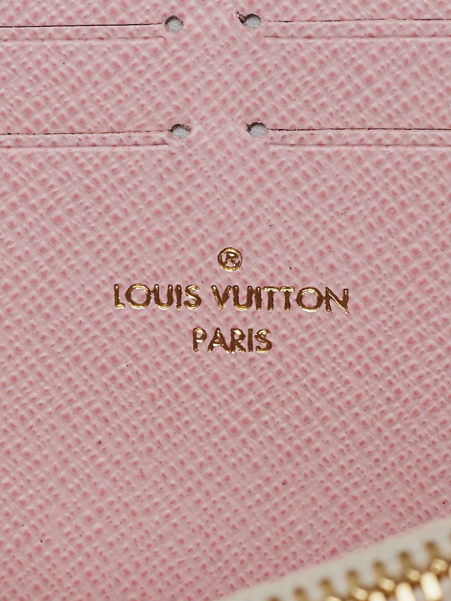 .com: Louis Vuitton Clemence Wallet Damier Azur Canvas (Rose  Ballerine) : Clothing, Shoes & Jewelry