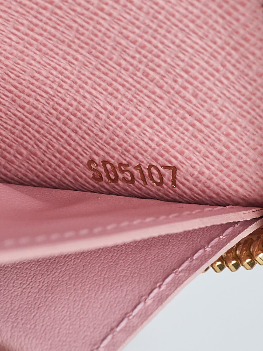 .com: Louis Vuitton Clemence Wallet Damier Azur Canvas (Rose  Ballerine) : Clothing, Shoes & Jewelry
