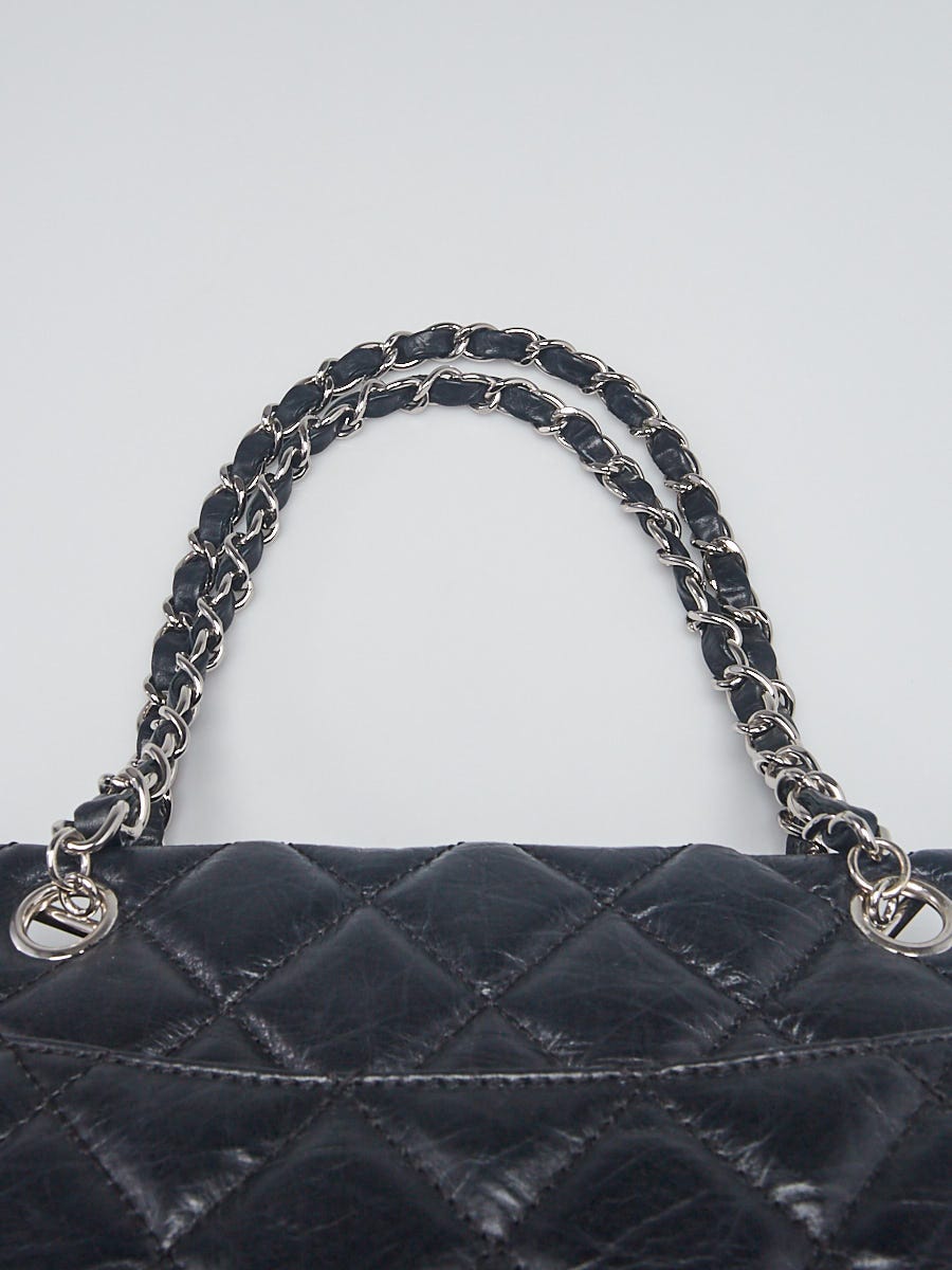 Chanel Black Leather Lux Ligne Accordion Flap Bag - Yoogi's Closet