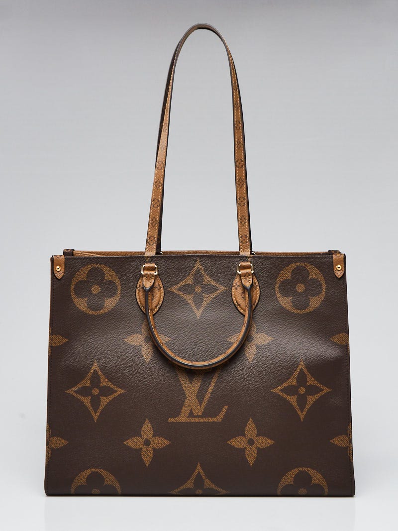Louis Vuitton Monogram Giant Reverse Canvas Onthego GM Tote Bag