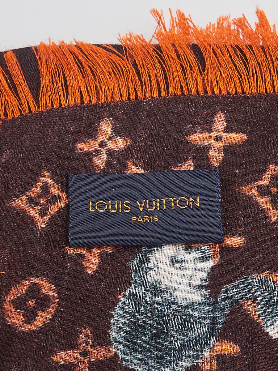 Louis Vuitton Scarf Stole Catogram Monogram Cat Grace Conddington