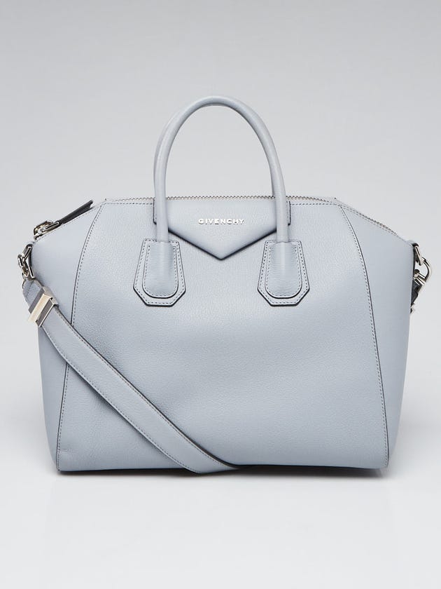 Givenchy Light Blue Sugar Goatskin Leather Medium Antigona Bag