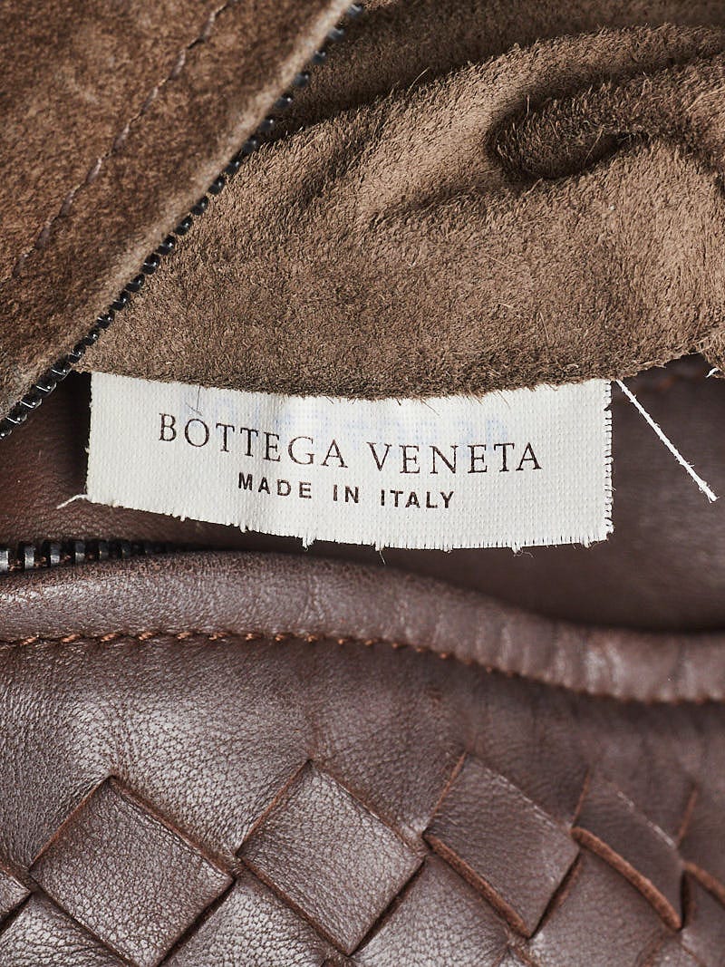 Bottega Veneta Brown Intrecciato Woven Nappa Leather Seamless