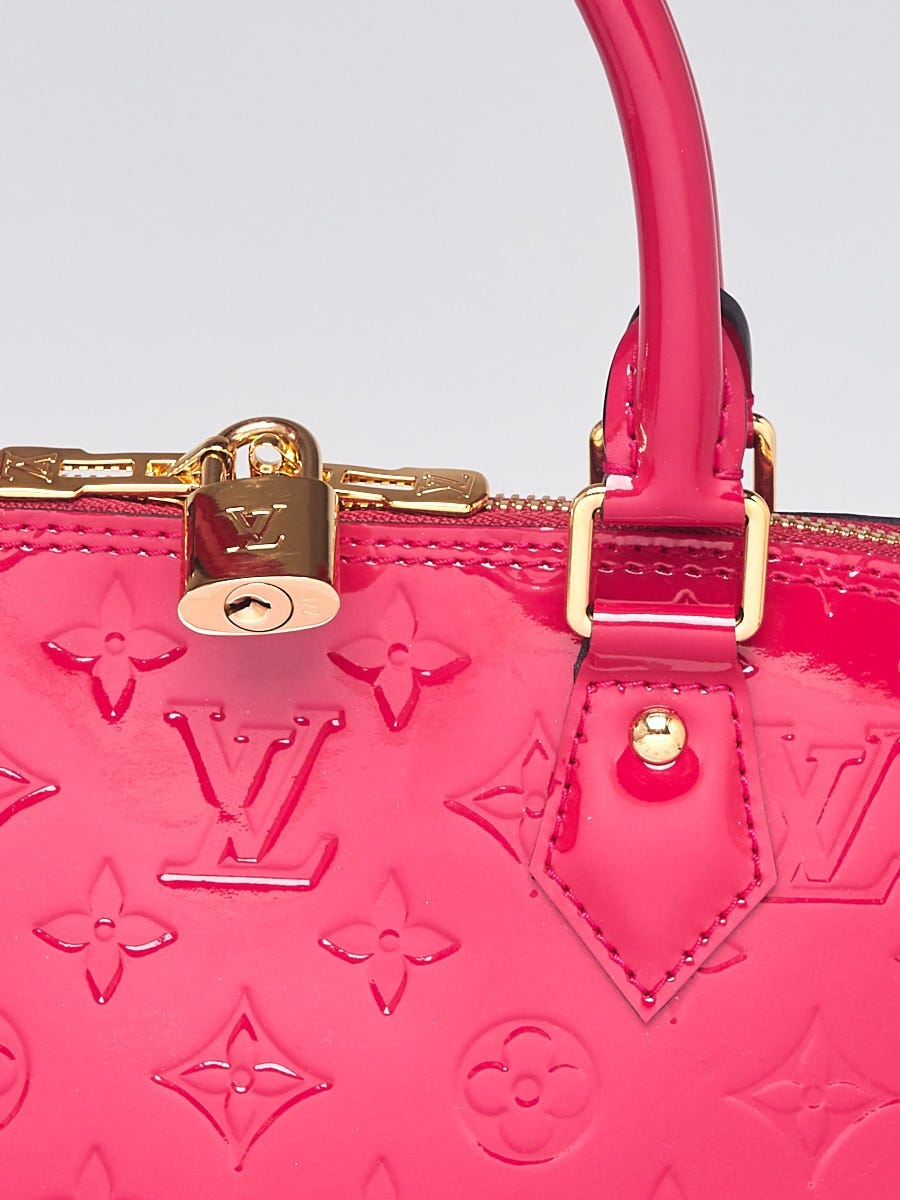 Louis Vuitton Indian Rose Monogram Vernis Alma MM Bag - Yoogi's Closet