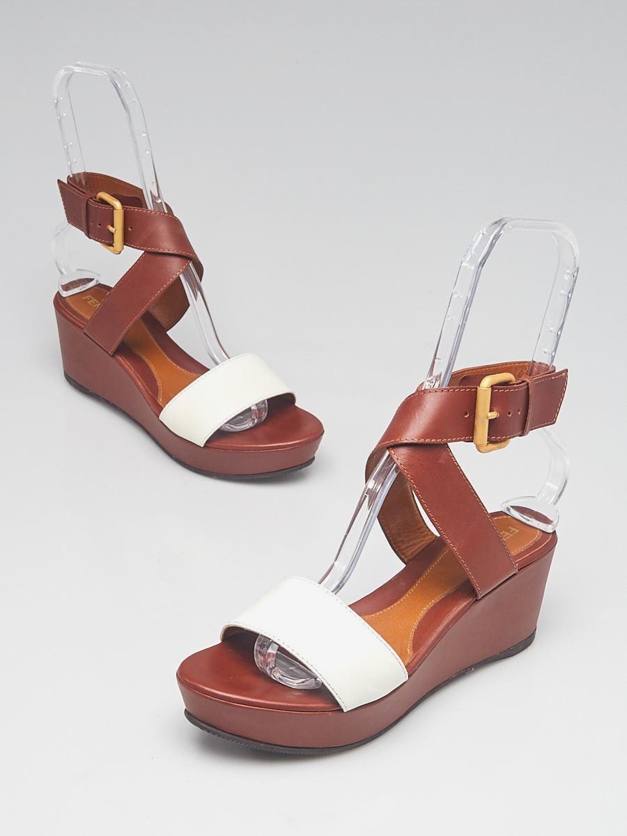 Fendi on sale wedge sandals