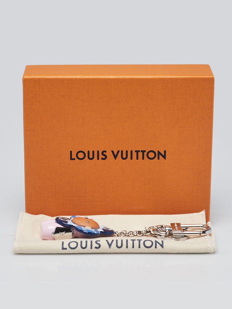 Louis Vuitton Blue and Pink Resin Escale Vivienne Key Holder and Bag Charm  - Yoogi's Closet